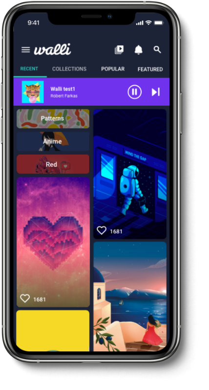 Walli (Featured Phone Screen) | Our Apps | Tap Mobile